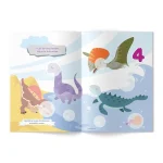 Carte cu autocolante. Numaram cu Dino - imagine 2
