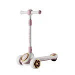 Trotineta pliabila cu trei roti luminoase pentru copii (61800)