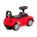 Tolocar SuperCar pentru copii cu volan muzical, roșu, Polesie (84545) - imagine 4