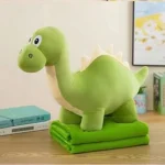 Jucarie din plus cu plapuma "Dino roz" (86862)