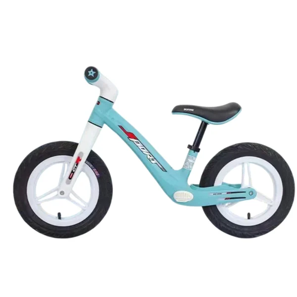 Bicicleta albastra fara pedale