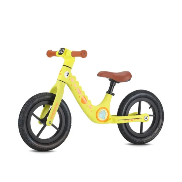 Bicicleta galbena fara pedale