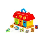 Căsuță educativă cu sorter și animale (în cutie), Polesie (9173)