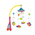 Carusel muzical pentru pătuț cu avion, Huanger HE0303 (420144)