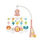 Carusel muzical pentru pătuț cu animale, Huanger HE0312 (20045)