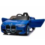 Mașină electrică pentru copii BMW i4 (JE1009/3 albastru) - imagine 3