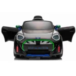 Mașină electrică pentru copii Mini Concept Aceman (JE1688 / 2 negru) - imagine 3