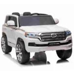 Mașină electrică pentru copii Toyota Land Cruiser (JJ2022 / 1 alb) - imagine 8