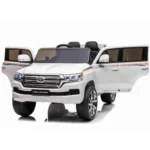 Mașină electrică pentru copii Toyota Land Cruiser (JJ2022 / 1 alb) - imagine 4