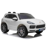 Mașină electrică pentru copii Porsche Cayenne S (JJ2128 / 2 alba) - imagine 8