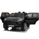 Mașină electrică pentru copii Porsche Cayenne S (JJ2128 / 1 neagra) - imagine 4