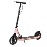 Trotinetă pentru copii cu 2 roți și frână de mână, roz, RTM Scooter (20261)