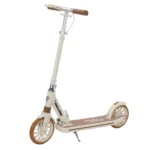 Trotinetă pentru copii cu 2 roți și frână de mână, bej, RTM Scooter (20262)