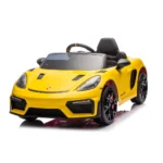 Masina pe acumulator Porsche 718 Spyder (P718 /4 galben)