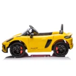 Masina pe acumulator Porsche 718 Spyder (P718 /4 galben) - imagine 5