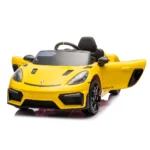Masina pe acumulator Porsche 718 Spyder (P718 /4 galben) - imagine 2