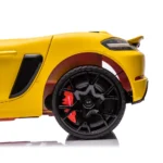 Masina pe acumulator Porsche 718 Spyder (P718 /4 galben) - imagine 9