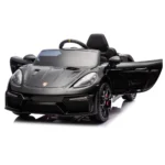 Masina pe acumulator Porsche 718 Spyder (P718 /2 neagra) - imagine 2