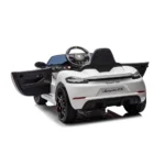 Masina pe acumulator Porsche 718 Spyder (P718 /3 alba) - imagine 5