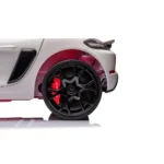 Masina pe acumulator Porsche 718 Spyder (P718 /3 alba) - imagine 7