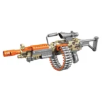 Armă tip blaster electric M249 cu încărcător, lumini și sunete WY2102A ,Wenyi (21023) - imagine 2
