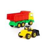 Camion cu tractor оn set, Polesie (44914) - imagine 3