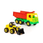 Camion cu tractor оn set, Polesie (44914) - imagine 4