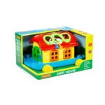 Căsuță educativă cu sorter de forme, pe roți, Polesie - imagine 4