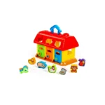 Căsuță educativă cu sorter și animale, Polesie