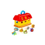 Căsuță educativă cu sorter și animale, Polesie - imagine 2