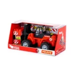 Tractor stivuitor cu set de construcție – 15 piese, Polesie (56856) - imagine 2