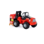 Tractor stivuitor cu set de construcție – 15 piese, Polesie (56856) - imagine 3