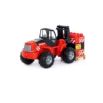 Tractor stivuitor cu set de construcție – 15 piese, Polesie (56856) - imagine 4