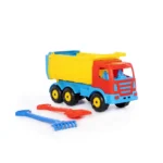 Mașină Premium – camion basculant cu lopată și greblă, Polesie (9851)