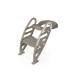 Reductor WC cu scară antiderapantă și înălțime reglabilă pentru copii, gri, Dolu (7243) - imagine 2