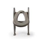 Reductor WC cu scară antiderapantă și înălțime reglabilă pentru copii, gri, Dolu (7243) - imagine 3