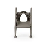 Reductor WC cu scară antiderapantă și înălțime reglabilă pentru copii, gri, Dolu (7243) - imagine 4