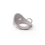 Reductor WC cu spătar și mânere pentru copii, gri, Dolu (7190)