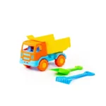 Set camion basculant cu lopățică și greblă, Polesie (3307) - imagine 4