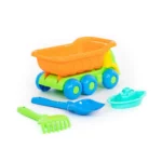 Set pentru nisip – camion cu accesorii, Polesie - imagine 3