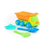 Set pentru nisip – camion cu accesorii, Polesie - imagine 4