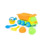 Set pentru nisip – camion cu accesorii, Polesie - imagine 5
