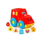 Tractor educativ cu sorter de forme, Polesie (89403) - imagine 3