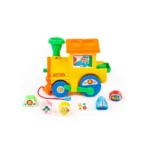 Trenuleț educativ cu sorter de forme, Polesie - imagine 2