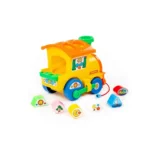 Trenuleț educativ cu sorter de forme, Polesie - imagine 4