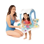 INTEX Cerc gonflabil cu decupaje pentru picioare și baldachin 81х79 cm, până la 15kg, 1-2 ani - imagine 2