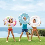59259 INTEX Cerc gonflabil “Floare” D 81 cm, până la 40 kg, 8+, 3 modele - imagine 2