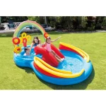 INTEX Centrul de joacă gonflabil „Curcubeu” 297x193x135 cm, 381 L, până la 81 kg, 2+ - imagine 2
