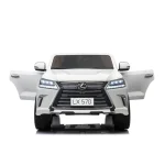 Masina pe acumulator LEXUS LX570 alb - imagine 4