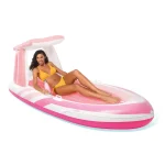 INTEX Plută gonflabilă „Pink Paradise Boat Float”, 257 x 135 cm, până la 100 kg, 8+ - imagine 2
